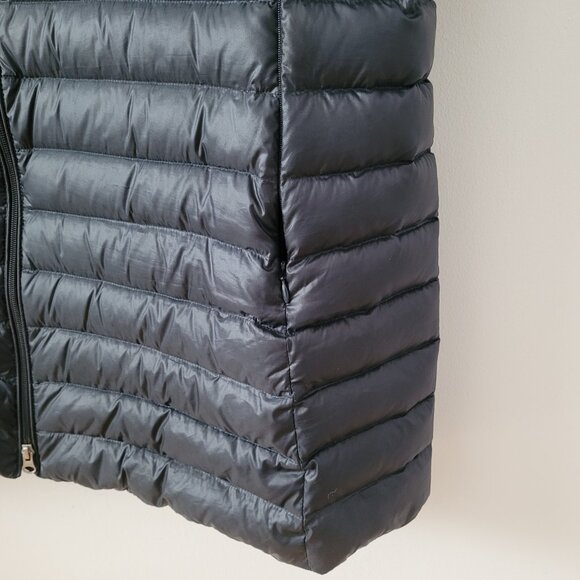 Land's End Women's Navy Blue Down Filled Puffer Vest - Picture 4 of 9